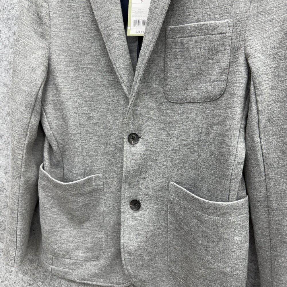 Goodfellow & Co Men's Kenwood Blazer, Knit Comfort, Heather Grey, Size S, NEW - Picture 3 of 11